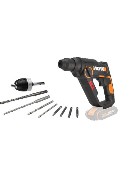 Genel Markalar WX390.9 20Volt 1.2J Profesyonel SDS-Plus Pnömatik Şarjlı Matka...