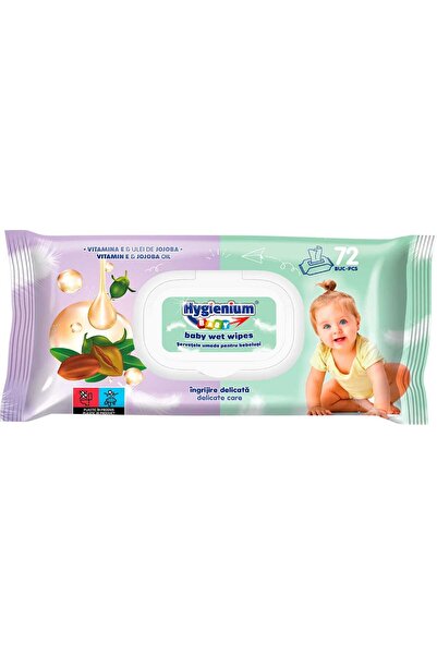 OEM Șervețele umede cu ulei jojoba&vit E, 72 buc
