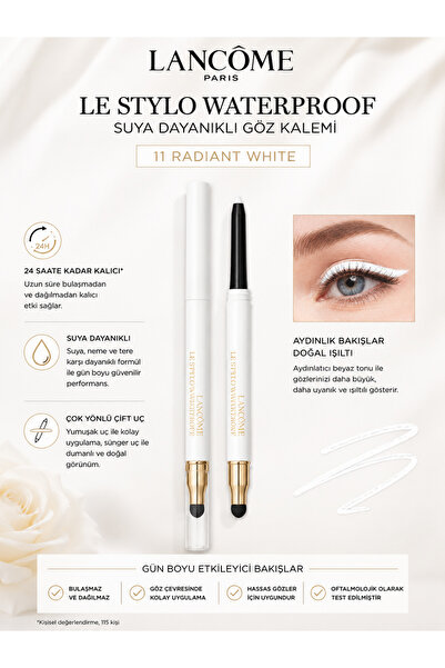 Lancome 11 RADİANT WHİTE - Le Stylo Uzun Süre Kalıcı ve Kremsi Formüllü Suya ...
