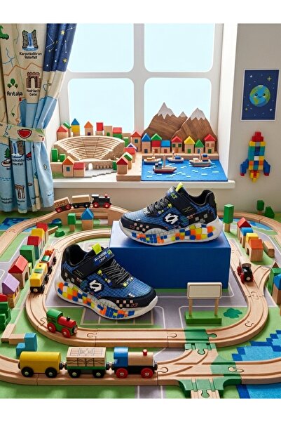 MiniSteps MİNECRAFT ERKEK ÇOCUK AYAKKABISI HAFİF TABAN ŞIK TASARIM