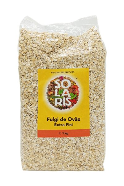 Solaris Plant Fulgi de Ovaz extrafini integrali, 100% naturali, 1kg