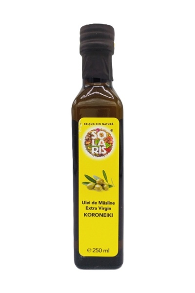 Solaris Plant Ulei de Masline Koroneiki extravirgin presat la rece, 250ml