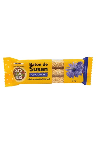Solaris Plant Baton din seminte de susan cu cicoare, fara zahar, aditivi sau ...