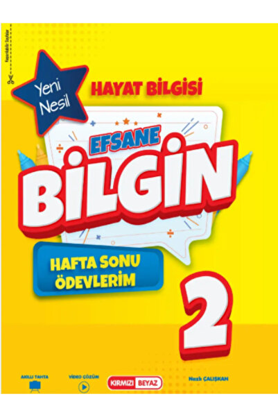 Kırmızı Beyaz Yayınları Efsane Bilgin 2.sınıf Hayat Bilgisi Hafta Sonu Ödevlerim