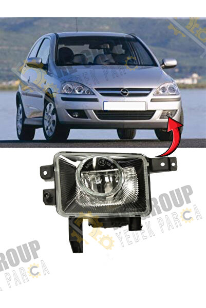 Depo OPEL CORSA C ÖN SİS FARI MAKYAJLI KASA 2004-2006 -SOL-
