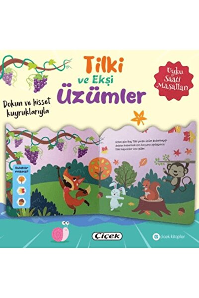 Çiçek Yayıncılık افعل اللمس والشعور به – الثعلب والكشمش الحامض