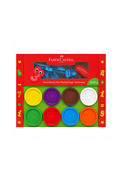Faber Castell Faber-Castell Oyun Hamuru Seti 8 Renk 56gr Sayılar