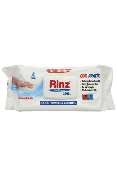 Rinz Wet Wipes, Rinz, Multi-Surface 100 pcs