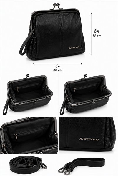 Just Polo Organized Internal Structure Women's Hand and Shoulder Bag