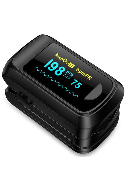 Choice جهاز قياس نبضات القلب من HealthTree بشاشة OLED سوداء SPO2 PR PI RR لقي...
