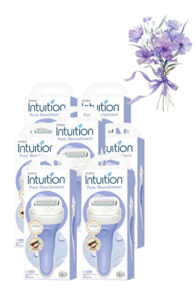 Schick Intuition 7 Pieces Intuition Pure Nourishment Women's Razor Blades wit...