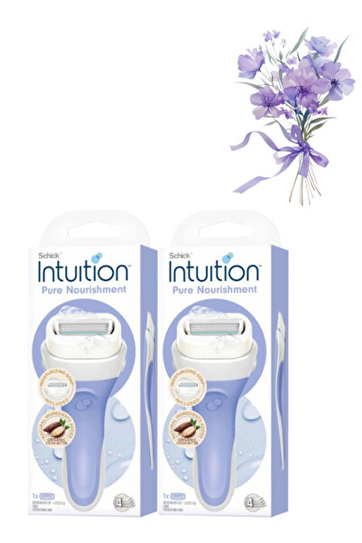 Schick Intuition 2 Pieces Intuition Pure Nourishment Women's Razor Blades wit...