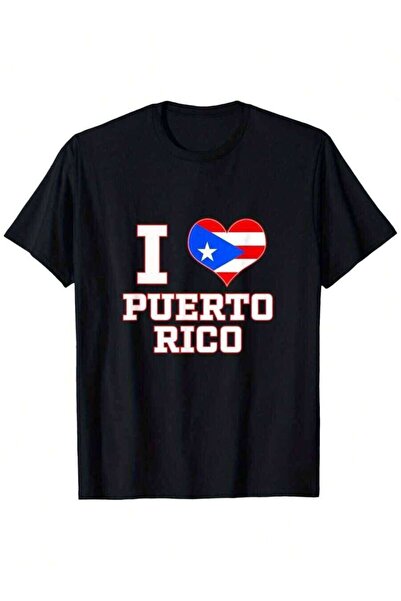 21JNRY تي شيرت Love Rico، I Heart Puerto Rico، مناسب للرجال والنساء، تي شيرت ...