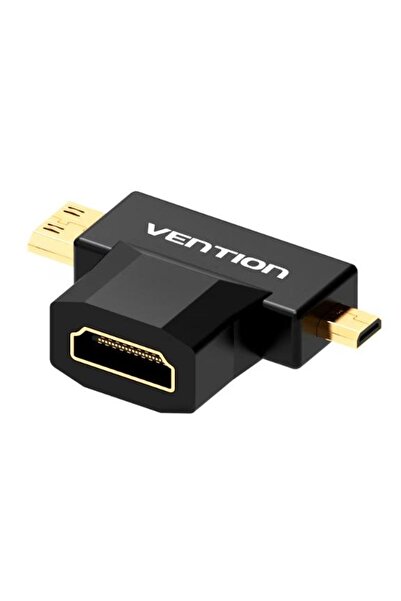 Vention AGFB0 Video Adapter, miniHDMI/microHDMI to HDMI, 1080P, Black