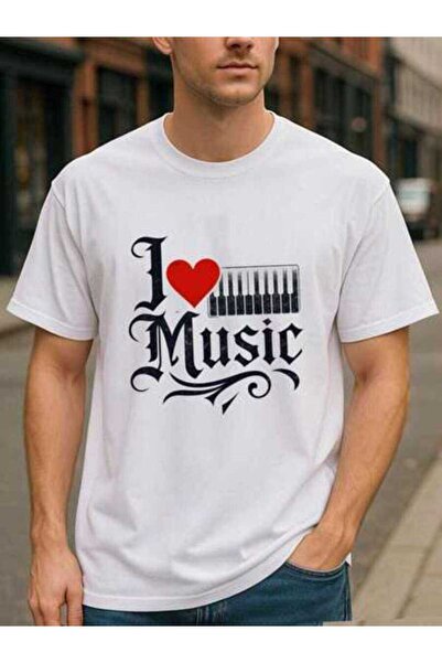 25W تي شيرت رجالي بأكمام طويلة وقصيرة مطبوع عليه Art Music Disc، مصنوع من الق...
