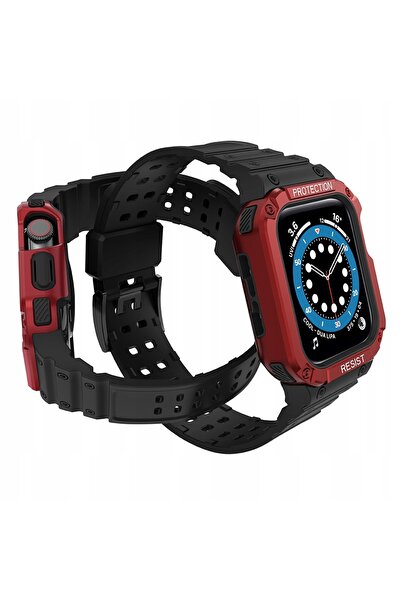 Hurtel Curea de protecție cu carcasă pentru Apple Watch 9 8 7 6 5 4 3 2 SE