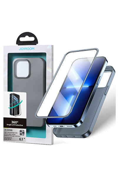 Joyroom Husă integrală 360 pentru iPhone 13 Pro cu sticlă securizată și prote...
