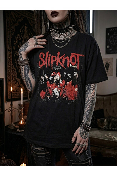 CMC Fashion Unisex Slipknot Grup Tshirt %100 Pamuklu