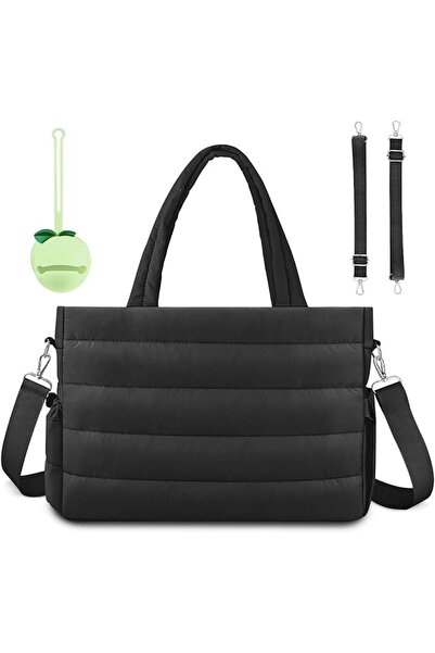 KUBYA Diaper Bag Tote, Baby Diaper Tote Bags Crossbody Hospital Bag Travel La...