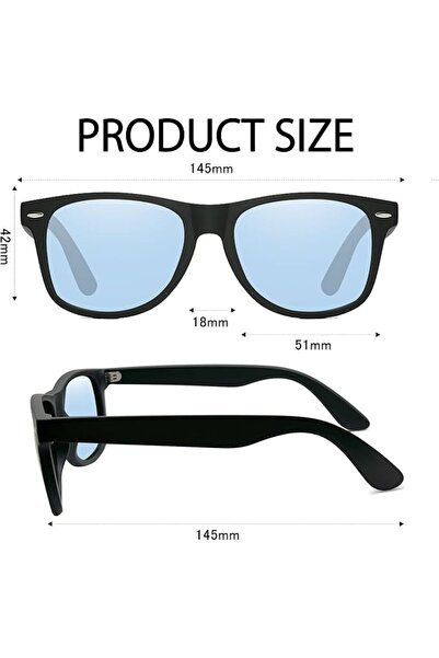 Rimerakea Square Polarized Sunglasses UV Protection for Men Women