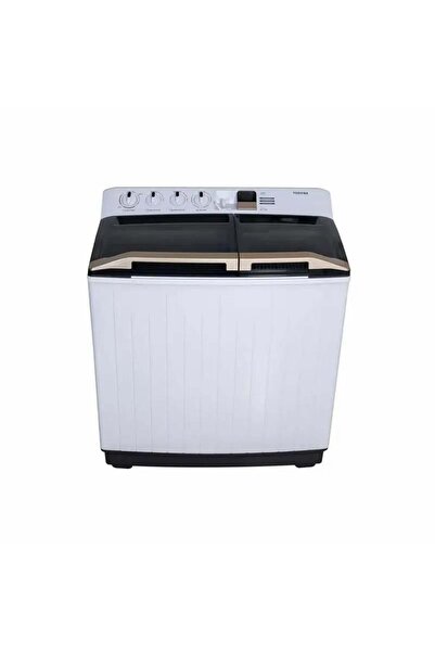 TOSH Toshiba, Two Tub Washing Machine, 10kg Capacity, Anti-Rust Body, White/B...