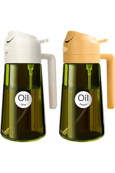 GENERAL YARRAMATE 470ml Light-Blocking Dark Oil Sprayer for Cooking, 2 in 1 O...