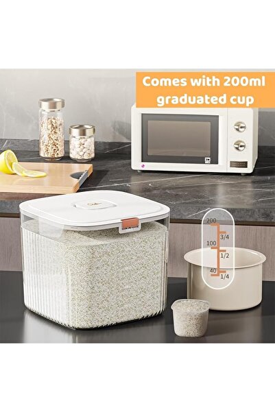 GENERAL Rice Storage Container,Large Food Container,Dry Food Storage Containe...