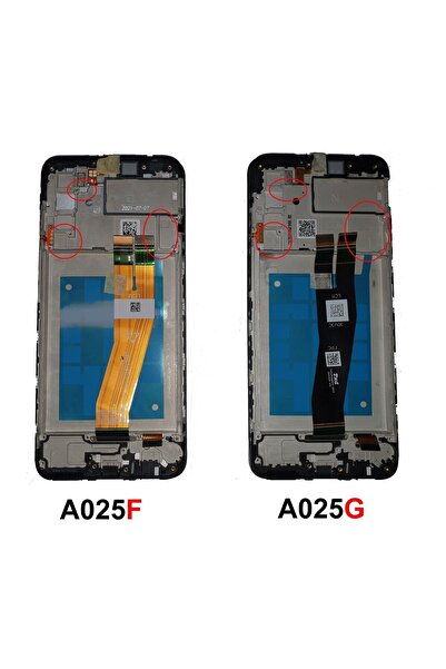 Samsung Γνήσια Οθόνη Και Μηχανισμός Αφής Με Πλαίσιο Μαύρο Galaxy A02s A025G G...