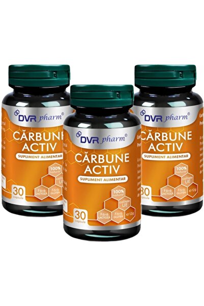 DVR Pharm Pachet Carbune activ 300mg, impotriva balonarii, diareei intoxicati...