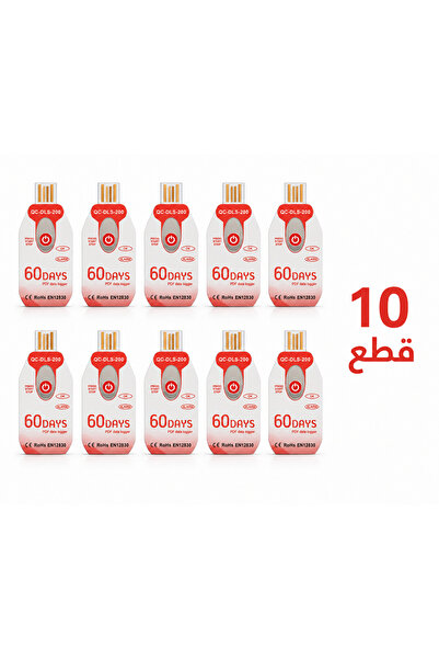 DATA LOGGER TEMPU02 مسجل بيانات درجة الحرارة 10 قطع داتا لوجر استخدام واحد LO...