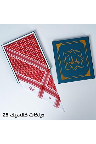 Sham شماغ دليكات كلاسيك 25 الفاخر صنع إنجليزي