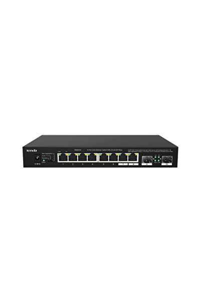 Tenda Switch fara management, cu 3 preconfigurații, 8×RJ45 2,5Gbps, 2×SFP 2,5...