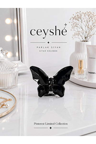 CeyShe Pinterest Imported Butterfly Large Hair Clip with Clasp