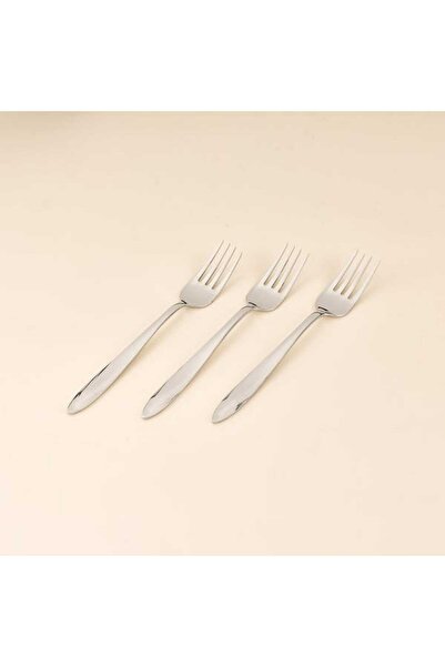 Erdem Diamond 3-Piece Dessert Fork - Silver