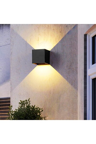 STARSTAR Black outdoor wall lamp, modern indoor/outdoor waterproof porch wall...