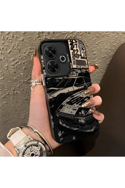 CHICASELUX حافظة سيليكون عالية الجودة متوافقة مع Redmi 13/13X بتصميم مانغا كل...