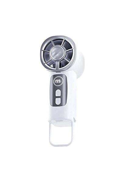 Morvena Picks Mini ventilator portabil de mare viteză Afișaj digital 199 de v...