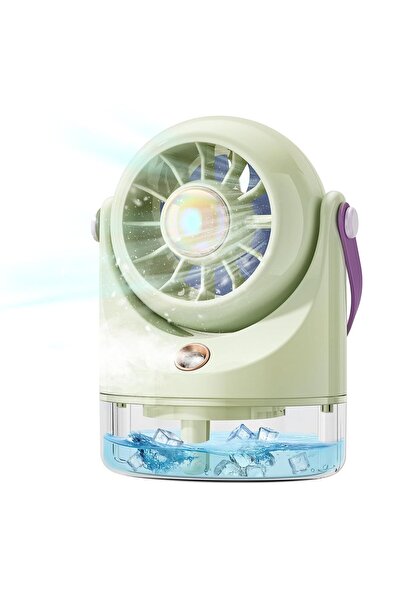 Morvena Picks Mini ventilator de masă, aparat de aer condiționat USB ultra-si...