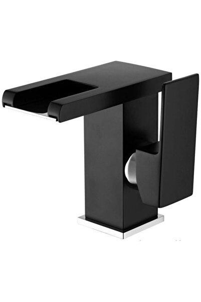 STARSTAR LED waterfall bathroom faucet (black), modern and elegant design, go...