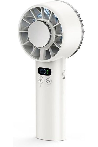 Morvena Picks Ventilator portabil de mână, mini ventilator turbină, ventilato...