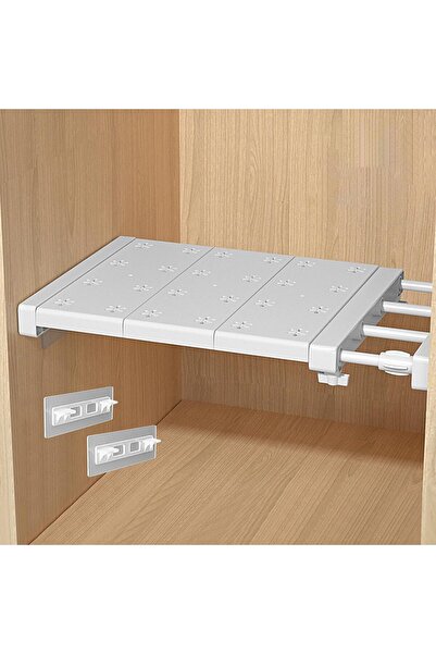 STARSTAR Expandable wardrobe tension rod, adjustable metal storage rack, DIY ...