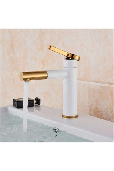 STARSTAR Minimalist modern black cylindrical bathroom sink faucet, basin fauc...