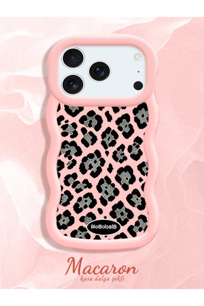 CHICASELUX iPhone 17 Pro Max Compatible Wavy Frame Leopard Print High Quality...