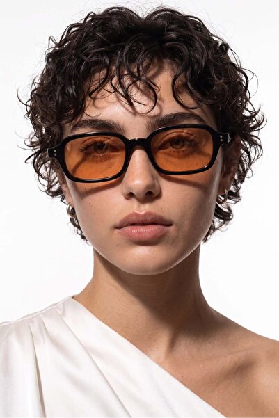 Bilge Karga Lucky Black Light Orange Sunglasses