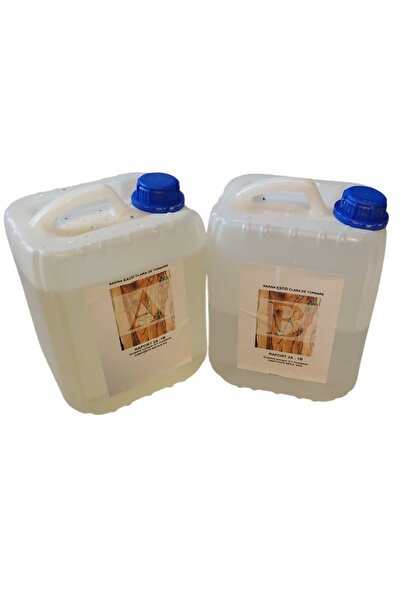 OEM Set 2 galeti Rasina epoxidica transparenta Exod,9kg 3-8cm