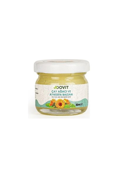 Dovit بلسم شجرة الشاي والآذريون 30 مل × 3 |   العناية المكثفة بالترطيب للبشرة الجافة والحساسة