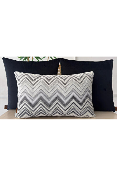 Elanora Home Decorative cushion covers, high-quality woven fabric, set of 3