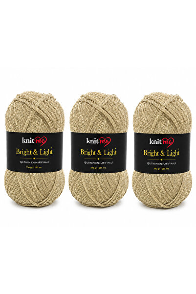 knitme برايت آند لايت 100 جرام 285 متر 3 خيوط