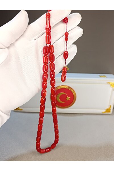HALİL KOÇAK Simple Amber Prayer Beads with Tassel