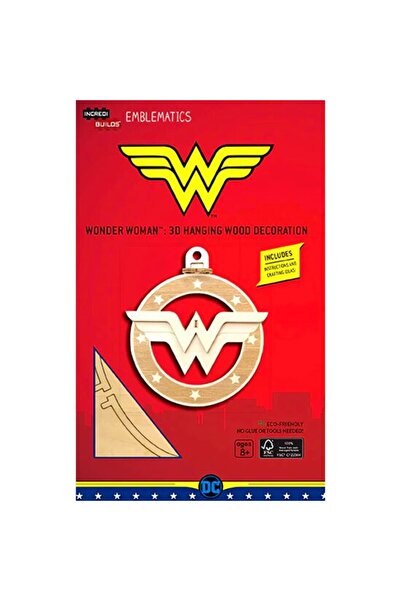 Insight Editions IncrediBuilds DC Comics: Ornament cu logo Wonder Woman